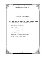Sáng kiến kinh nghiệm biện pháp giáo dục nếp sống thanh lịch văn minh cho trẻ 5 6 tuổi trong trường mầm non