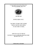 Tom Tat Dạy Học Văn Học Viết Nam Bộ Trong Trường Phổ Thông Từ Góc Nhìn Văn Hóa.pdf