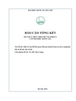 00060000699 một số vấn Đề liên quan Đến giả thuyết hàm tử của langlands