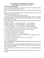 Đề cương Ôn tập cuối kì ii khtn 9