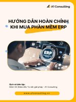 Hướng dẫn toàn diện trong quyết Định mua phần mềm ERP