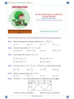 ĐỀ LUYỆN THỰC CHIẾN TOÁN 12 SỐ 3