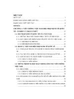 Luận văn thạc sĩ dịch vụ viễn thông việt nam trong tiến trình hội nhập kinh tế quốc tế