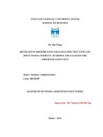 Luận văn thạc sĩ developing distribution channels for viet tinh anh joint stock company to boost the sales of the imported lego toys