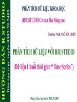 Slide Bài giảng Dữ liệu Chuỗi thời gian Time Series Data trên R, R Studio
