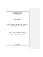 Luận văn thạc sĩ quản lý dự Án Đê Điều trên Địa bàn huyện lộc hà tỉnh hà tĩnh