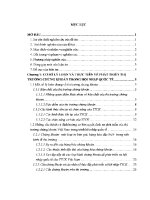 Luận văn thạc sĩ phát triển thị trường chứng khoán việt nam trong Điều kiện hội nhập quốc tế