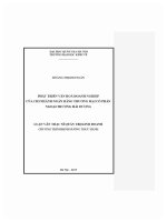 Luận văn thạc sĩ phát triển văn hóa doanh nghiệp của chi nhánh ngân hàng tmcp ngoại thương hải dương