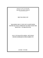 Luận văn thạc sĩ hoạt Động cho vay mua nhà tại ngân hàng trách nhiệm hữu hạn một thành viên Đại dương chi nhánh hà nội