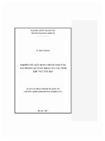 Luận văn thạc sĩ nghiên cứu xây dựng chuỗi cung Ứng sản phẩm gạo xuất khẩu của các tỉnh khu vực tây bắc