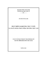 Luận văn thạc sĩ phát triển marketing trực tuyến tại ngân hàng tmcp công thương việt nam