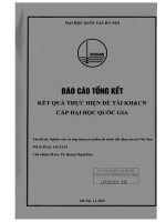 00060000356 00060000419 nghiên cứu, thiết kế cảm biến y sinh quang tích hợp sử dụng cấu trúc vi cộng hưởng trên Ống dẫn sóng nano silic