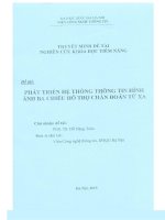 00060000284 phát triển hệ thống thông tin hình Ảnh ba chiều hỗ trợ chẩn Đoán từ xa