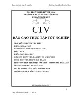 Báo cáo thực tập tốt nghiệp cơ quan thực tập báo Điện tử vnexpress