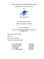 Chủ Đề trình bày dự Án xây dựng tuyến Đường sắt Đô thị 1 (metro line 1)