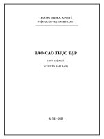 Báo cáo thực tập marketing trong việc nâng cao kết quả hoạt Động kinh doanh cho công ty cổ phần xây lắp và tiếp vận Á châu