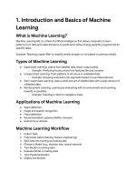 Ml cheatsheet for beginners