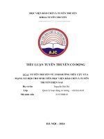 Tuyên truyền về Ảnh hưởng tiêu cực của mạng xã hội cho sinh viên học viện báo chí và tuyên truyền hiện na