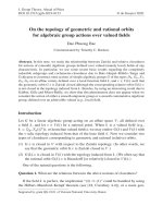3_Dpbac_Doi_[14354446 - Journal Of Group Theory] On The Topology Of Geometric And Rational Orbits Về Tôpô Của Quỹ Đạo Dưới Tác Động Của Nhóm Đại Số.pdf