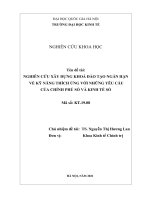 00060000681 nghiên cứu xây dựng khoá Đào tạo ngắn hạn về kỹ năng thích Ứng với những yêu cầu của chính phủ số và kinh tế số