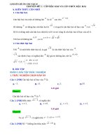 Đáp Án C3A. Căn Bậc 2, Căn Bậc 3  Cđ 1 - 4 File 1.Docx