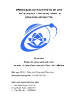 Đồ Án môn nhập môn công nghệ phần mềm quản lý cộng Đồng chia sẻ công thức nấu Ăn