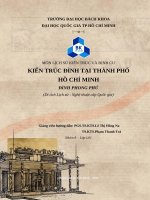 Môn lịch sử kiến trúc và Định cư kiến trúc Đình tại thành phố hồ chí minh Đình phong phú (di tích lịch sử   nghệ thuật cấp quốc gia)