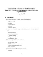 Chapter 12  theory of motivation (f1 acca)