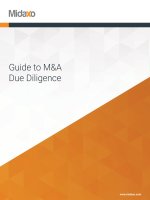 Guide to ma due dilligence