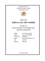 Kiểm thử hiệu năng website bán Đồng hồ với jmeter