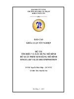 Tìm hiểu và xây dựng mô hình Đề xuất phim xem bằng mô hình singular value decomposition