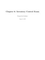Chapter 6 inventory control (f2 acca)