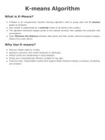 K means algorithm