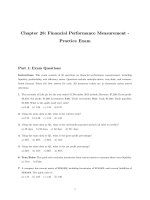 Chapter 28 financial performace measure