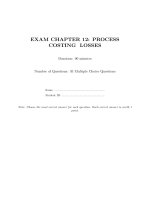 Chapter 12  process costing losses