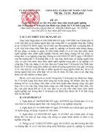 Mẫu Đề Án vị trí việc làm cho ngành Y tế