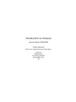 Analysis liskevich (calculus 1)