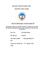 Dự báo giá cổ phiếu với mô hình xgboost tác Động của sự chênh lệch Độ biến Động giữa tập huấn luyện và tập kiểm tra Đến Độ chính xác mô hình