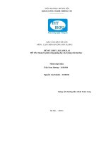 Báo cáo bài tập lớn môn lập trình hướng Đối tượng Đề tài quản lý phân công giảng dạy của giảng viên Đại học