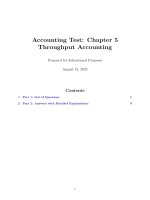Chapter 5 throughput accounting