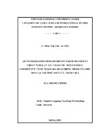 Luận văn an investigation into students’ participation in group work at luu nhan chu high school