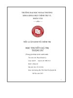 Tiểu luận kinh tế chính trị học thuyết giá trị thặng dư (trong giai Đoạn tự do cạnh tranh)