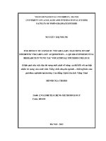 Luận văn hiệu quả của việc dạy từ vựng một cách rõ ràng cụ thể Đối với sự tiếp nhận từ vựng của sinh viên tiếng anh chuyên ngành một nghiên cứu giả thực nghiệm tại trường cao Đẳng nghề du lịch vũng tàu