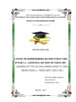 Luận văn a study of dispreferred second turns used in part a listening section of toefl pbt