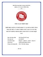 Tiểu luận phép biện chứng và giá trị truyền thống trong gd2 hk2 2223