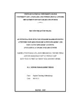 Luận văn an investigation into non english major students’ attitudes towards english native speakers’ and non native speakers’ accents