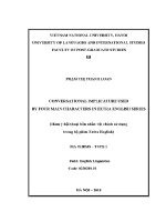 Luận văn hàm Ý hội thoại bốn nhân vật chính sử dụng trong bộ phim extra english