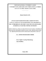 Luận văn Điểm về nội dung cuốn giáo trình new english file pre intermediate dành cho sinh viên không chuyên năm thứ nhất trường Đại học Điện lực theo nội dung Định hướng anh mỹ hoặc Định hướng toàn cầu