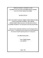 Luận văn a text analysis of the 2007 commencement speech by bill gates at harvard university and the 2014 commencement speech by bill and melinda gates at stanford university on the de beaugrande framework