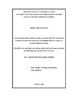 Luận văn an investigation into factors causing the 10th students’ anxiety in english reading comprehension classes at tam Đảo high school